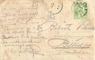 1909 Anina, Stájerlakanina, Steierdorf; fúrótorony mélyésgi munkához munkásokkal, nagy mennyiségű cs...