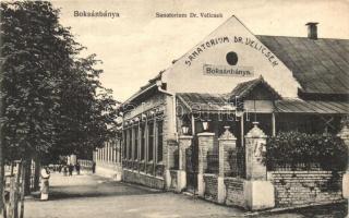Boksánbánya, Németbogsán, Bocsa; Dr. Velicsek Szanatóriuma / sanatorium