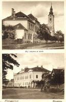 Füzesgyarmat, Református templom és iskola, Községháza. Csathó Zsigmond fényképészeti műterme