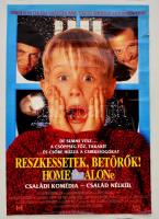 1991 Reszkessetek betörők, amerikai film plakát, szakadt, gyűrődéssel, 81x56 cm