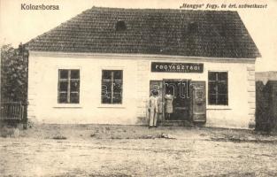 Kolozsborsa, Borsa; Hangya fogyasztási és értékesítő szövetkezet és saját kiadása / cooperative shop