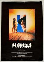 1989 Mamba, amerikai film plakát, szakadt, 83,5x58,5 cm