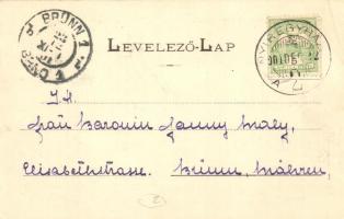 Nyíregyháza, Szent Mihály utca, templom, hirdetőoszlop. Hoffmann B. Béla kiadása (EK)