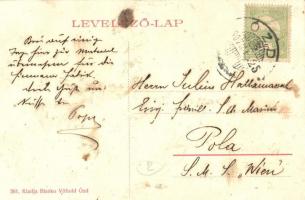 Ózd, Római katolikus templom. W. L. (?) 561. Kiadja Blasko Vithold. A képeslap SMS Wien K.u.K. Krieg...