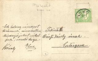 ~1909 Piskolt, Piscolt; családi ház / family house, photo