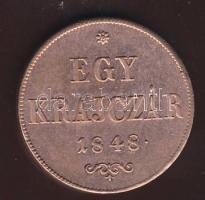 1848. 1kr T:1-/2+ parányi ph.