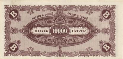 1945-46. 1000.000P, 1000.000.000P, 1000.000Milpengő, 10.000B.-pengő T:I-