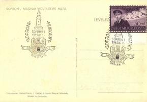 Sopron, Magyar Művelődés Háza, vendéglő, étterem. Fényképezte Diebold Károly. Kiadja a Soproni Magya...