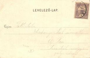 Érsekújvár, Nové Zámky; vasútállomás / railway station / Bahnhof. Art Nouveau