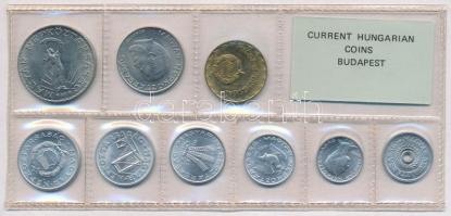 1982. 2f-10Ft (9xklf) érmés forgalmi sor fóliatokban T:1 Adamo FO15