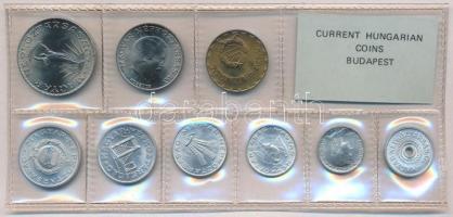 1981. 2f-10Ft (9xklf) érmés forgalmi sor fóliatokban T:1 Adamo FO14