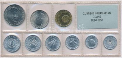 1978. 2f-10Ft (9xklf) érmés forgalmi sor fóliatokban T:1 Adamo FO11