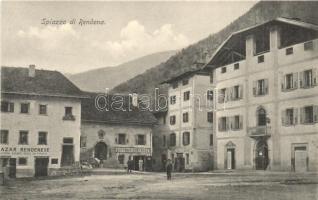 Rendena, Bazar Rendenese, Trattoria Centrale / bazaar, shop, central tavern, inn. M. Marchetto, Trento