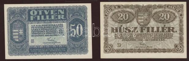 1920. 20f, 50f T:I