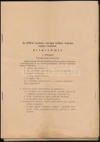 1896 Az 1896-iki ezredéves országos kiállítás részletes csoportbeosztási programja, tűzött, kis sérüléssel