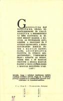 1942 Karácsonya Harcoló honvédeinké és hozzátartozóiké; levente szimbólumokkal, hajtható lap / WWII ...