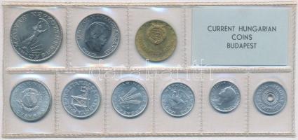 1974. 2f-10Ft (9xklf) érmés forgalmi sor fóliatokban T:1 
Adamo FO7