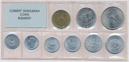 1973. 2f-10Ft (9xklf) érmés forgalmi sor fóliatokban T:1 
Adamo FO6