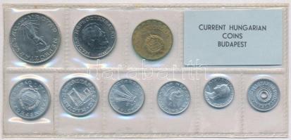 1971. 2f-10Ft (9xklf) érmés forgalmi sor fóliatokban T:1 
Adamo FO4