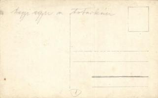 Hegyi ágyú a magaslati lövészárokban / WWI Austro-Hungarian K.u.K. mountain troop soldiers with cann...