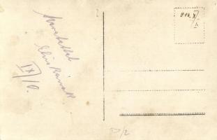 1918 Katonák egy megcsapolt hordón / WWI Austro-Hungarian K.u.K. soldiers on a drilled barrel. photo