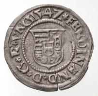 1547K-B Denár Ag "I. Ferdinánd" (0,42g) T:1-,2 rep.
Hungary 1547K-B Denar Ag "Ferdin...