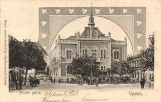 1902 Újvidék, Novi Sad; Püspöki palota, piac / bishops palace, market. Art Nouveau