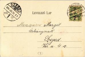 1902 Újvidék, Novi Sad; Püspöki palota, piac / bishop's palace, market. Art Nouveau