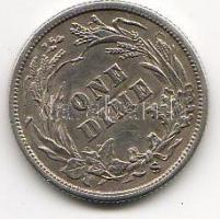 USA 1900S 10c ezüst T:2/3