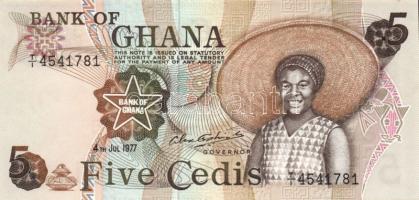 Ghana 1972-73. 1C, 2C, 5C, 10C teljes sor! T:I