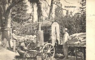 Desinfektor / Osztrák-magyar fertőtlenítő berendezés ruházathoz, takarókhoz / WWI Austro-Hungarian K.u.K. disinfection equipment for clothing and blankets (EK)