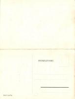 Föl, föl vitézek (Klapka induló) és Prinz Eugen osztrák népdal. Kihajtható katonai induló motívumlap...