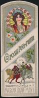 cca 1910 Gschwindt-féle Orosztea-rum számolócédula