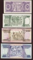 Ghana 1983-91. 10C, 20C, 50C, 100C, 200C, 500C, 1000C, 2000C, 5000C T:I