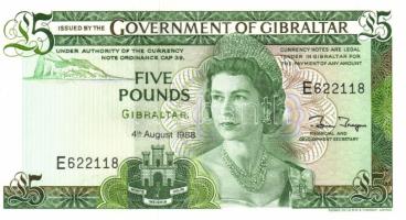 Gibraltár 1988.8.4. 5Ł T:I