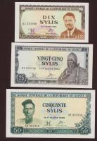 Guinea 1971. 10S, 25S, 50S, 100S teljes sor! T:I
