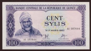 Guinea 1971. 10S, 25S, 50S, 100S teljes sor! T:I