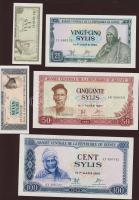 Guinea 1980-81. 1S, 2S, 5S, 10S, 25S, 50S, 100S, 500S teljes sor! T:I