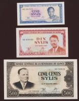 Guinea 1980-81. 1S, 2S, 5S, 10S, 25S, 50S, 100S, 500S teljes sor! T:I