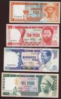 Guinea-Bissau 1978-84. 50P, 100P, 500P, 1000P, 5000P teljes sor! T:I