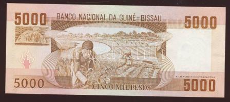 Guinea-Bissau 1978-84. 50P, 100P, 500P, 1000P, 5000P teljes sor! T:I