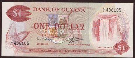 Guyana 1966-92. 1$ Sign.1 T:I