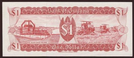 Guyana 1966-92. 1$ Sign.1 T:I