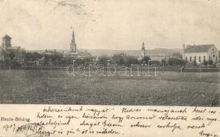 Bazin, Bösing, Bözing, Pezinok; templomok, zsinagóga. Verlag Alfred Klein / churches, synagogue (EB)