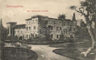 Radvány, Zólyomradvány, Radvan (Besztercebánya, Banská Bystrica);Báró Radványszky várkastély / castle (EK)