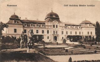 Homonna, Humenné; Gróf Andrássy Sándor kastély, park / castle, park (EK)