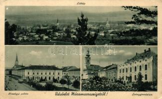 Máramarossziget, Sighetu Marmatiei; Pénzügyi palota, Leánygimnázium / Financial palace, girl school