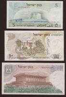 Izrael 1968. 5L, 10L, 50L, 100L teljes sor! T:I