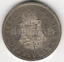 Ungarn, 1885 KB, 1 Forint, Silber, J.359, Erh.:vz/kiváló