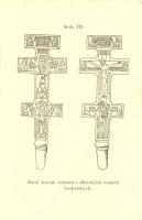 Serie II. Staré rezané chresty drevenych kostelu karpatskych / Transcarpathian folklore, wooden Christ cross